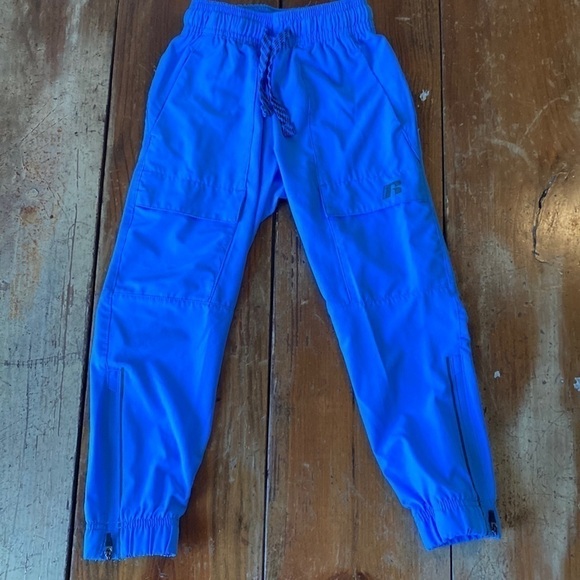 Russell Athletic Windbreaker Joggers Dri-Power 360 Blue Boys XS 4-6 - Picture 1 of 14
